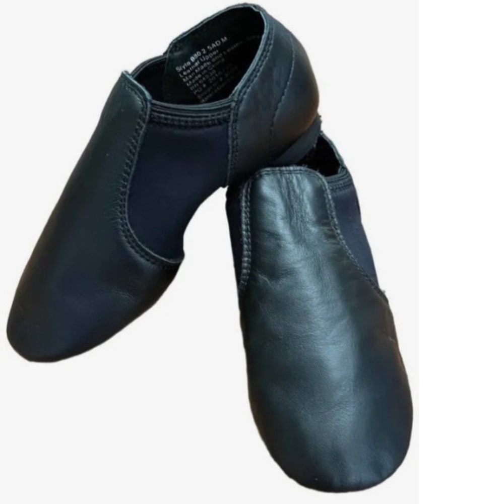 Girls Black Balera Dance Shoes Size 2.5 M